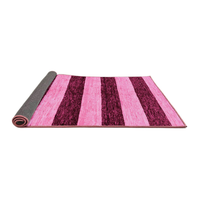 Sideview of Abstract Pink Modern Rug, abs71pnk