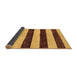 Sideview of Abstract Brown Modern Rug, abs71brn