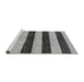 Sideview of Machine Washable Abstract Gray Modern Rug, wshabs71gry