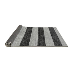 Sideview of Abstract Gray Modern Rug, abs71gry