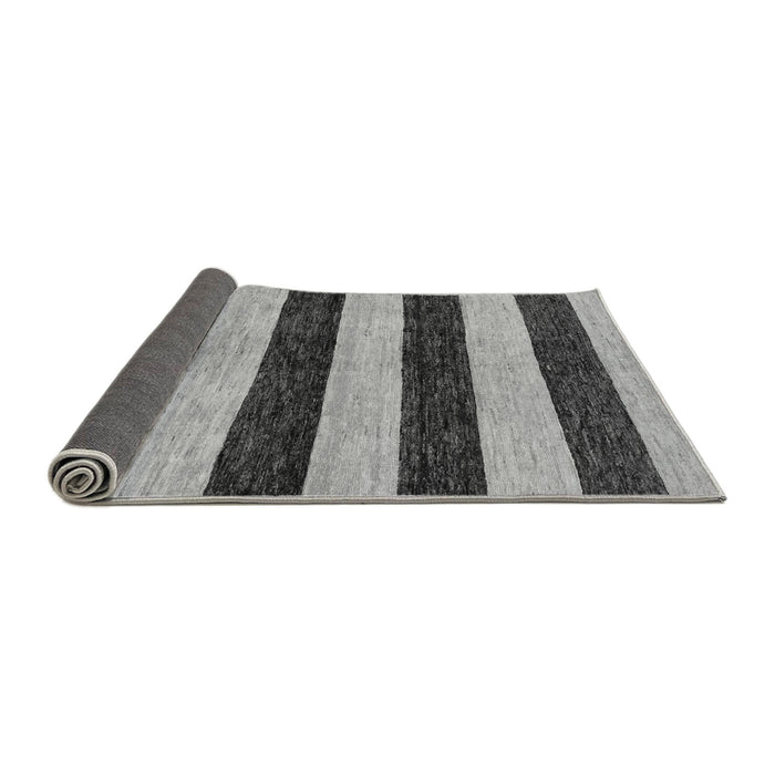 Sideview of Abstract Gray Modern Rug, abs71gry