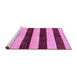 Sideview of Machine Washable Abstract Purple Modern Area Rugs, wshabs71pur