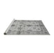 Sideview of Machine Washable Oriental Gray Traditional Rug, wshabs720gry