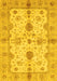 Oriental Yellow Traditional Rug, abs720yw