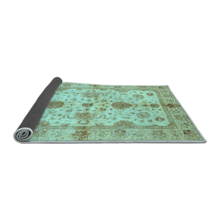 Sideview of Oriental Light Blue Traditional Rug, abs720lblu