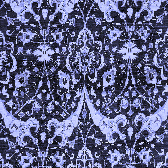 Abstract Blue Modern Rug, abs721blu