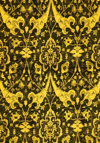 Abstract Yellow Modern Rug, abs721yw