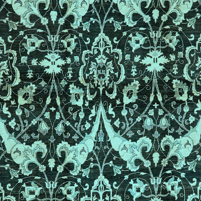 Abstract Light Blue Modern Rug, abs721lblu