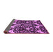 Sideview of Abstract Purple Modern Rug, abs721pur