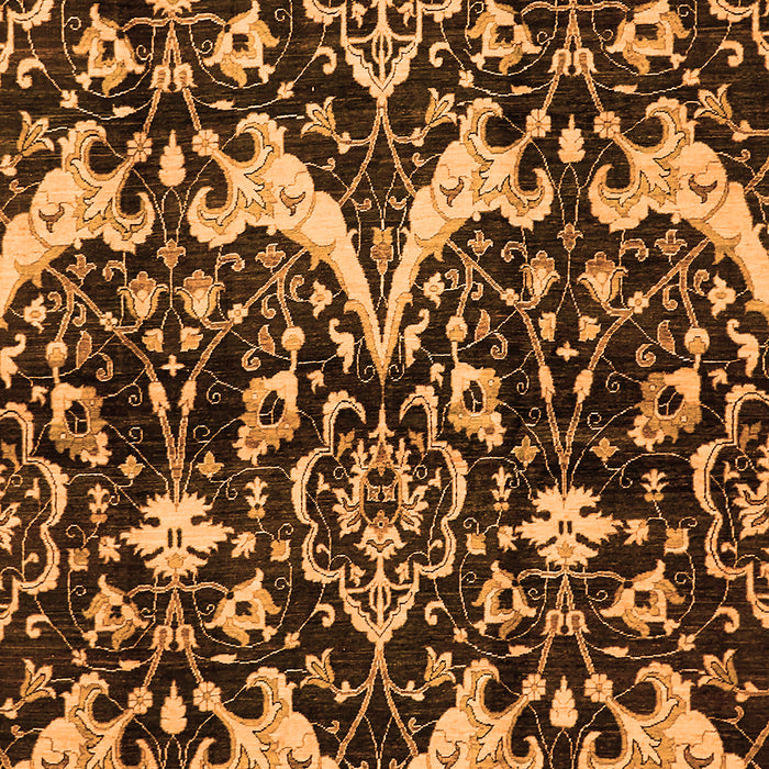 Abstract Orange Modern Rug, abs721org