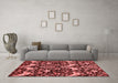 Modern Red Washable Rugs