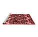 Modern Red Washable Rugs