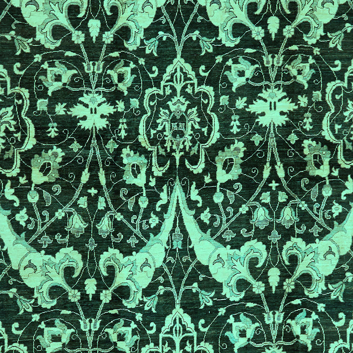 Machine Washable Abstract Turquoise Modern Area Rugs, wshabs721turq