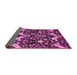 Sideview of Abstract Pink Modern Rug, abs721pnk