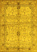 Oriental Yellow Traditional Rug, abs722yw