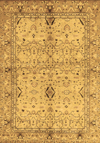 Oriental Brown Traditional Rug, abs722brn