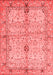 Oriental Red Traditional Area Rugs