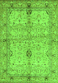 Oriental Green Traditional Rug, abs722grn