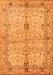 Oriental Orange Traditional Rug, abs722org