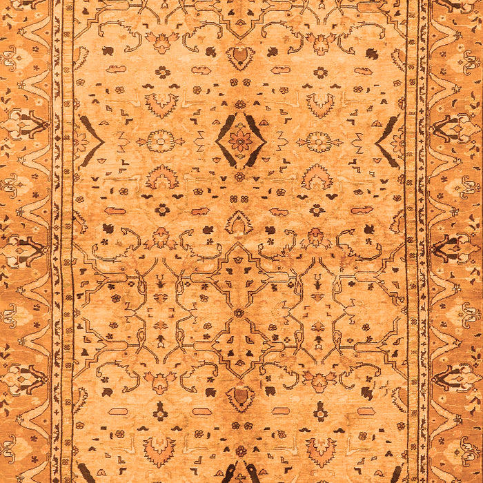 Oriental Orange Traditional Rug, abs722org