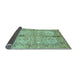 Sideview of Oriental Light Blue Traditional Rug, abs722lblu