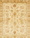 Abstract Mustard Yellow Oriental Rug, abs723