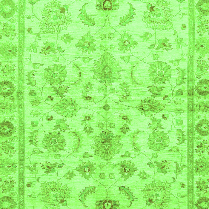 Oriental Green Traditional Rug, abs723grn