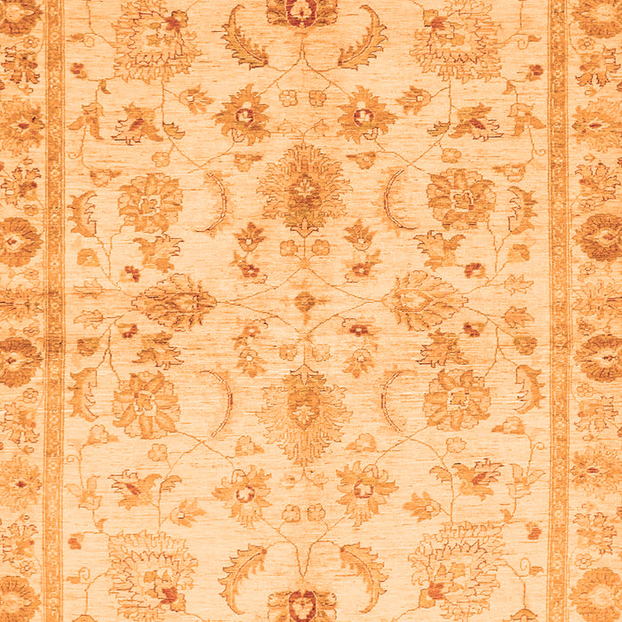 Oriental Orange Traditional Rug, abs723org