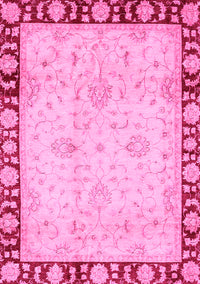 Oriental Pink Traditional Rug, abs724pnk