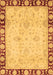 Machine Washable Oriental Brown Traditional Rug, wshabs724brn