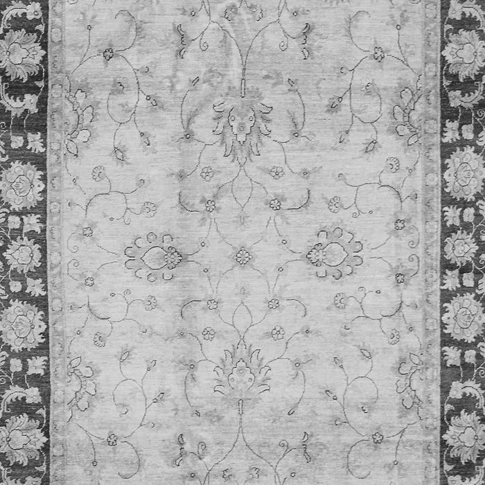 Machine Washable Oriental Gray Traditional Rug, wshabs724gry
