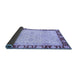 Sideview of Oriental Blue Traditional Rug, abs724blu