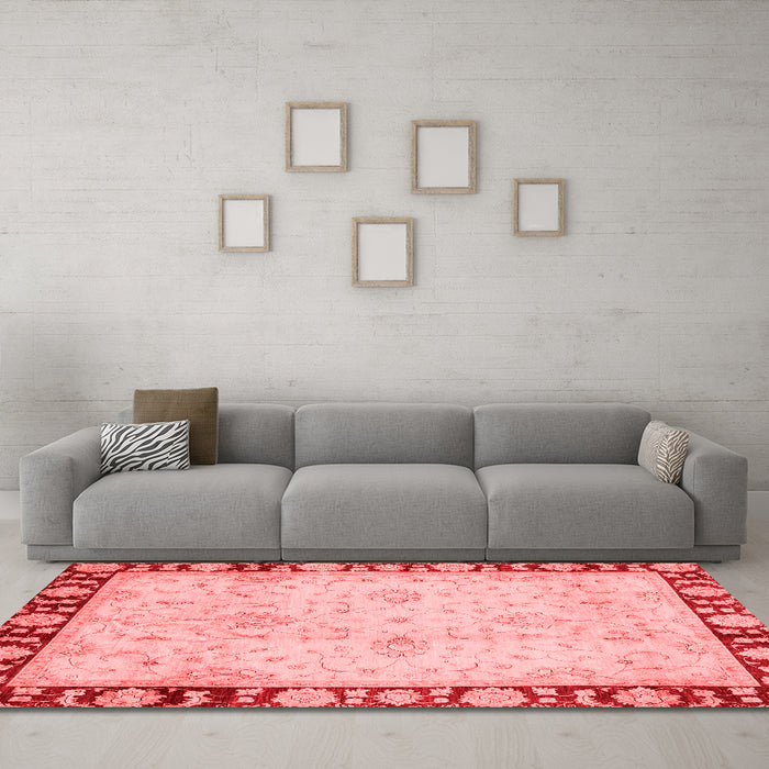 Traditional Red Washable Rugs