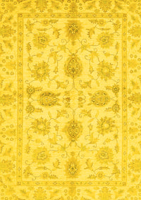 Oriental Yellow Traditional Rug, abs725yw