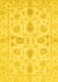 Oriental Yellow Traditional Rug, abs725yw