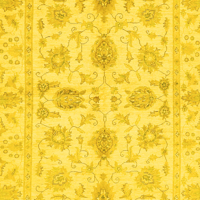 Oriental Yellow Traditional Rug, abs725yw