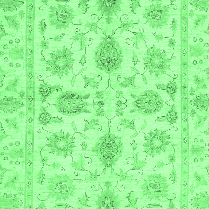 Oriental Emerald Green Traditional Rug, abs725emgrn