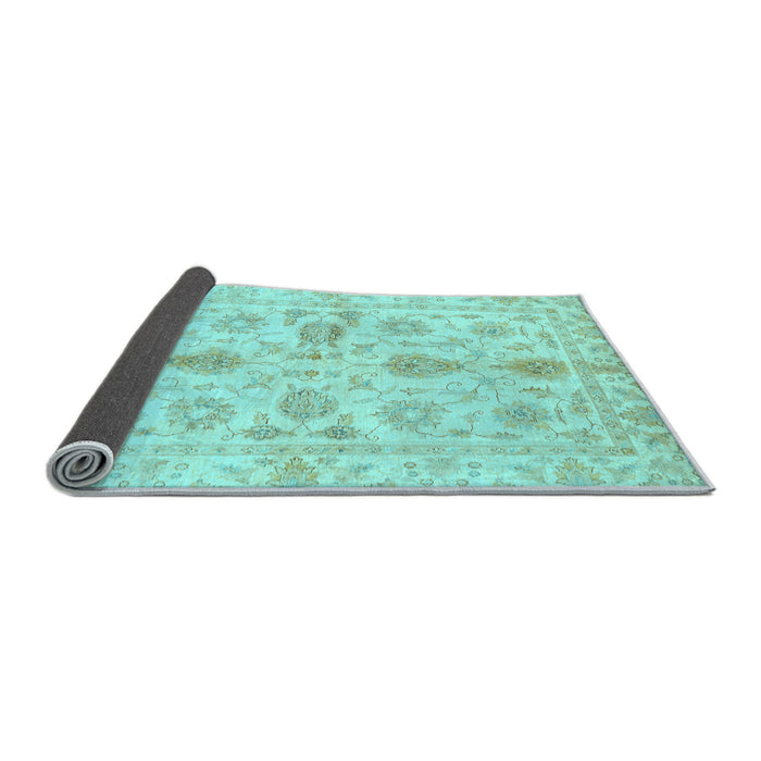 Sideview of Oriental Light Blue Traditional Rug, abs725lblu