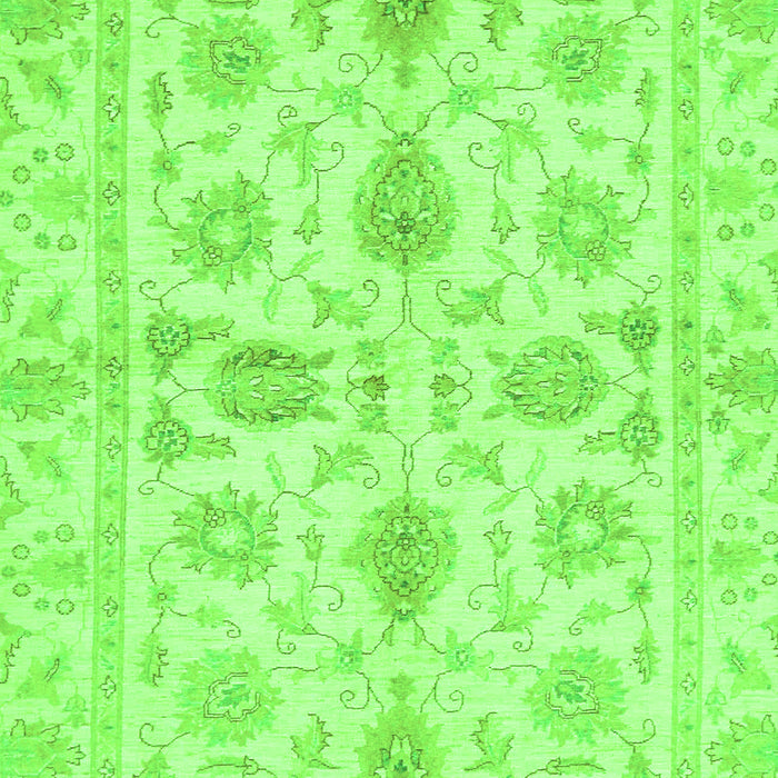 Oriental Green Traditional Rug, abs725grn