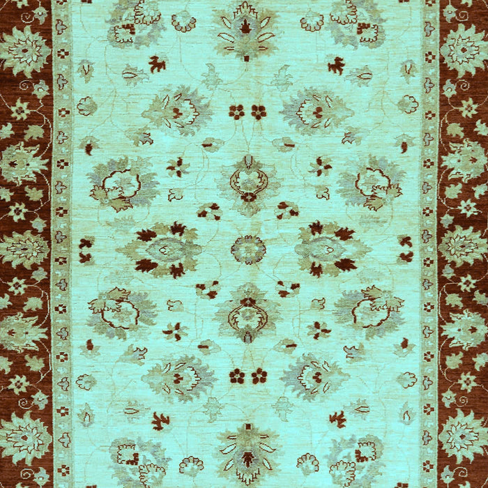 Oriental Light Blue Traditional Rug, abs726lblu