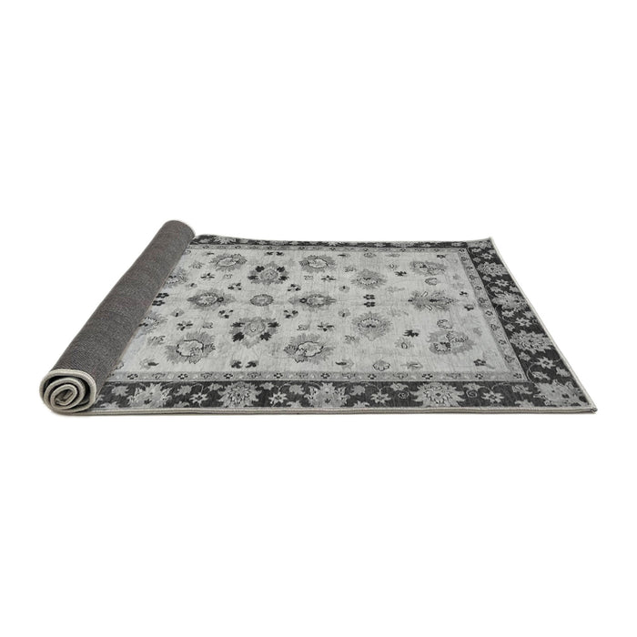 Sideview of Oriental Gray Traditional Rug, abs726gry