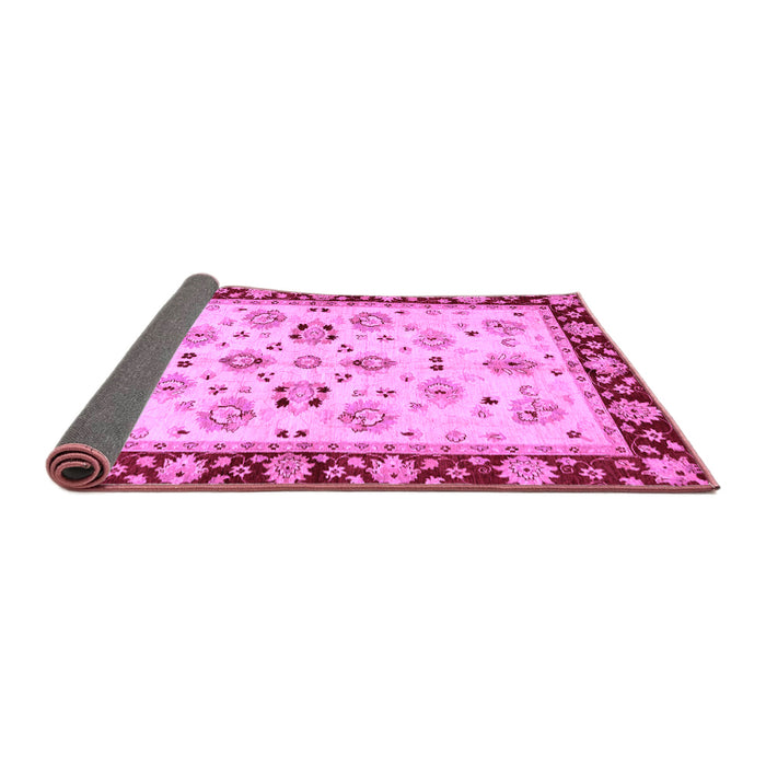 Sideview of Oriental Purple Traditional Rug, abs726pur