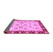 Sideview of Oriental Purple Traditional Rug, abs726pur