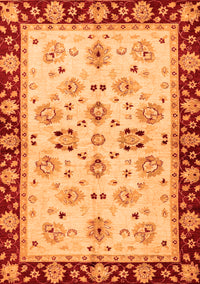 Oriental Orange Traditional Rug, abs726org