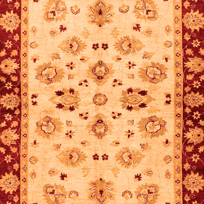 Oriental Orange Traditional Rug, abs726org