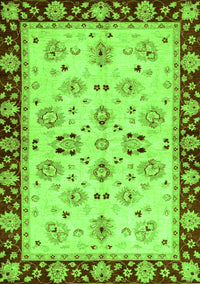 Oriental Green Traditional Rug, abs726grn