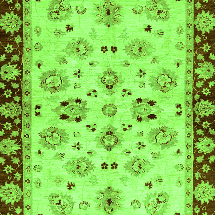 Oriental Green Traditional Rug, abs726grn