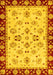 Oriental Yellow Traditional Rug, abs726yw