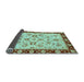 Sideview of Oriental Light Blue Traditional Rug, abs726lblu