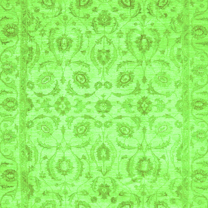 Oriental Green Traditional Rug, abs727grn